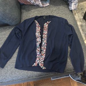 Navy cardigan